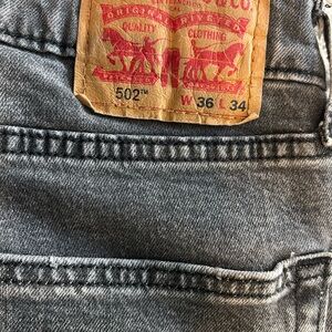 Levi's Gray Relaxed Jeans with Vintage Aesthetic